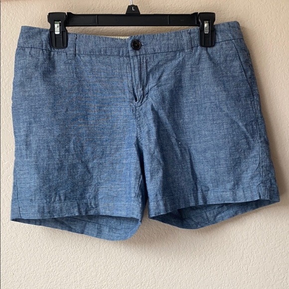 Merona Pants - Merona Target Blue Chambray Denim Jean Prep Shorts 6